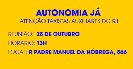 REUNIÃO AUTONOMIA JÁ